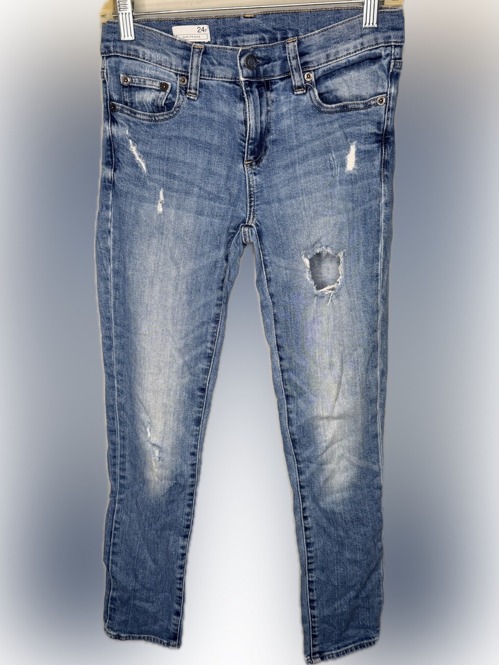 Gap Girlfriend Destroyed Jeans